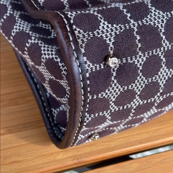 Kate Spade Brown and Orange Patterned Tote - Picture 9 of 14